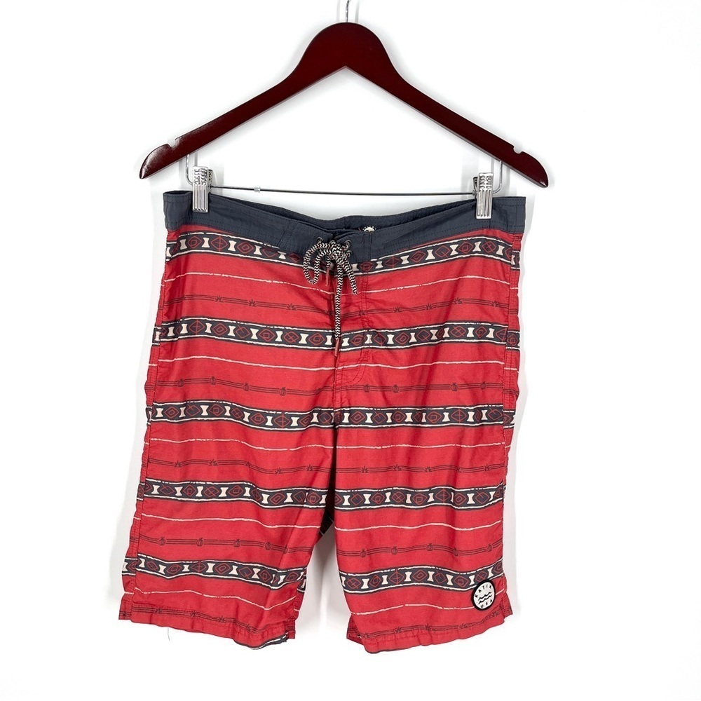 Katin Board Shorts Swim Trunks Mens Size 32 Faded Red